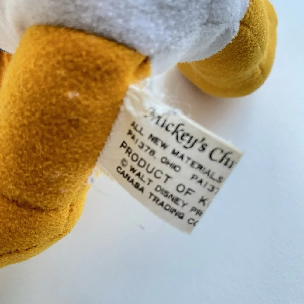 Vintage Disney Donald Duck Plush Mickeys Christmas Carol Stuffed Animal Toy 9